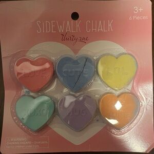 Thirty-One Heart Chalk - Pink Ombre